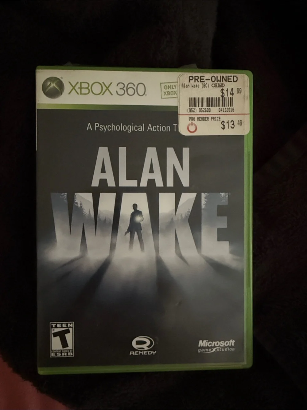 Alan Wake Xbox Game